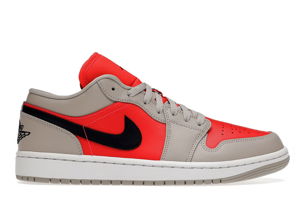 Jordan 1 Low "Light Iron Ore Siren Red" (W)